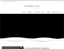 Tablet Screenshot of harborclubatprime.com